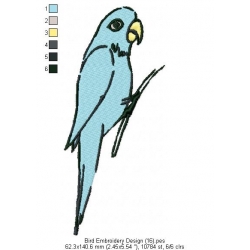 Bird Embroidery Design 16